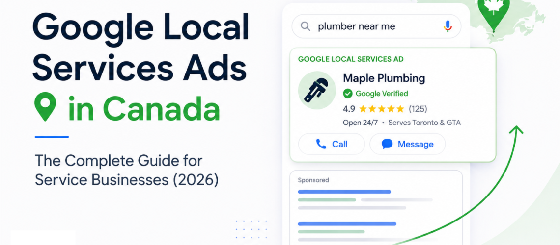 Google Local Services Ads in Canada: The Complete Guide for Service Businesses (2026) Focus keyword: google local services ads Meta title: Google Local Services Ads in Canada: 2026 Guide Meta description: Google Local Services Ads in Canada: eligible categories, pay-per-lead costs, the new Google Verified badge, and how to decide if LSAs fit your business. Author: Courtney Stephen Schema: Article + FAQPage Status: Draft — ready to publish Target URL: /google-local-services-ads-canada/ Last updated: 2026-07-11 (update in RankMath "Last Updated" field when publishing) Google Local Services Ads are pay-per-lead ads that appear above the regular search ads on Google. In Canada in 2026, they are available to 17 home service categories, from plumbers and electricians to lawn care and movers. You pay only when a customer calls or messages you, not when they click, and your ranking depends more on reviews and answered calls than on your budget. This guide covers how they work, what they cost, and whether they fit your business. Contents What Are Google Local Services Ads? Local Services Ads vs. Standard Google Ads Which Businesses Can Use Google Local Services Ads in Canada? Google Guaranteed vs. Google Screened: Both Are Now Google Verified How Much Do Local Services Ads Cost? How LSA Ranking Works (and Why It's Not About Budget) Should Your Business Run Local Services Ads? Frequently Asked Questions What Are Google Local Services Ads? Local Services Ads (LSAs) are the listings that appear at the very top of Google when someone searches for a local service like "plumber Oakville" or "hvac repair near me." They sit above the traditional text ads and show your business name, star rating, review count, phone number, and a verification badge from Google. Two things make them different from every other ad format Google sells. You pay per lead, not per click. With standard Google Ads, you're charged every time someone clicks, whether they contact you or not. With LSAs, Google charges you only for valid leads: a phone call or message that comes through your ad. Someone can look at your listing, read your reviews, and leave without costing you anything. You have to earn your way in. Anyone with a credit card can launch a standard Google Ads campaign this afternoon. LSAs require your business to pass Google's screening and verification process first, which includes licence checks, insurance verification, and background checks depending on your category. That barrier is a feature, not a bug. It keeps the ad unit trustworthy, which is why customers use it. LSAs first arrived in Canada in late 2018, starting in Vancouver and Toronto, and have since become a permanent fixture at the top of Canadian search results for eligible categories. Local Services Ads vs. Standard Google Ads The two formats look similar on the results page but behave very differently behind the scenes. Local Services Ads Standard Google Ads You pay for Valid leads (calls and messages) Clicks Position on page Very top, above text ads Below LSAs Targeting Job categories + service area Keywords, audiences, locations Landing page None — your Google profile is the destination Your website or landing page Ranking driven by Bid plus profile quality (reviews, responsiveness) Ad Rank (bid × Quality Score) Setup time Weeks (screening required) Same day Creative control Minimal — Google formats the listing Full control of copy and pages Availability in Canada 17 home service categories Any legal business The trade-off is control. LSAs are simpler to run and harder to waste money on, but you give up the levers that make standard campaigns powerful: keyword selection, ad copy testing, and a landing page built to convert. In the local service accounts we work with at Playbook, the two formats do different jobs. LSAs capture the urgent "call someone now" demand. Search campaigns win the higher-consideration jobs where the customer compares three websites before deciding. Which Businesses Can Use Google Local Services Ads in Canada? Most articles get this wrong because they quote the American list. Canadian availability is more limited. At the time of writing, Google's screening and verification requirements page for Canada lists 17 categories, all of them home services: Appliance repair Carpet and upholstery cleaning Electrician Garage door House cleaning HVAC Junk removal Lawn care Locksmith Moving Pest control Plumber Roofing Tree service Water damage services Window cleaning Window repair In the United States, the program extends much further. Google has expanded LSAs to more than 70 business types, including legal, real estate, education, pet care, wellness, and health care categories. Those professional and health verticals have not been rolled out in Canada. That means: if you run a Canadian law firm, clinic, or real estate business, LSAs are not an option for you yet, and standard Google Ads remains your top-of-page play. If you're in the trades or home services, you're in the eligible group, and you should also confirm availability for your specific city with Google's eligibility checker, because availability can vary by area. Two logistics to plan around. First, Google says the screening and verification process takes 3 to 4 weeks on average after you submit your documents, so start well before you need the leads. Second, Google offers pre-badge ads that let you start receiving leads after passing preliminary checks while you finish full verification. Pre-badge listings show below fully verified providers, and they aren't available for garage door services, health care verticals, or locksmiths. Google Guaranteed vs. Google Screened: Both Are Now Google Verified If you've researched LSAs before, you've seen two badges mentioned everywhere: the green Google Guaranteed checkmark for home services, and Google Screened for professional services like law and real estate. Both are gone. In October 2025, Google unified all LSA badges into a single Google Verified badge, replacing Google Guaranteed, Google Screened, License Verified by Google, and the Money Back Guarantee program. Here's what changed and what didn't: The badge. All eligible advertisers who complete screening and verification now display the same Google Verified badge. Per Google's help centre, existing advertisers who had completed verification earned the new badge automatically, and their ads continued running as usual. Verified profiles also show which specific checks the business passed, which adds transparency for customers. The money-back guarantee. The old Google Guaranteed badge came with a consumer reimbursement program: unhappy customers who booked through an LSA could claim a refund from Google, with a lifetime cap of $2,000 in the US and Canada. Google discontinued that guarantee as part of the badge change. The screening. The requirements to earn the badge are the same as before. The vetting didn't get easier; the label got simpler. For business owners, the practical takeaway is simple: the vetting still exists, the trust signal still exists, and the placement still exists. Only the name and the refund program changed. Be skeptical of any article or agency still selling you "Google Guaranteed" as a current program. It's a sign their information is at least a year old. How Much Do Local Services Ads Cost? There's no monthly platform fee. You set a budget based on how many leads you want, and you're charged per valid lead. Google lets you set an average weekly budget, and while spend can fluctuate week to week, you never pay more than your monthly maximum. You choose between two bidding modes: let Google maximize the number of leads within your budget, or set a cap on the most you're willing to pay per lead. So what does a lead actually cost? Google doesn't publish official rates, and Canadian-specific benchmark data doesn't exist publicly yet. The best available dataset is American: the SearchLight Home Services LSA Benchmark, which tracked $6.72M USD in LSA spend across 888 contractors in February 2026. Treat these as directional for Canadian markets, in US dollars: Trade Average cost per lead (USD) Electrical $39 HVAC $51 Blended average (all home services) $53 Plumbing $57 Drain / sewer $59 The same dataset found an average book rate of 43.9%, meaning roughly four in ten LSA leads turned into booked jobs, at an average cost per paying customer of $233 USD. Two useful comparisons. First, those per-lead figures are lower than what home services businesses typically pay through standard search ads, where LocaliQ's 2025 home services benchmarks put the average cost per lead at $90.92 USD. Second, the per-click prices that produce those search-ad leads are steep on their own; we broke down what Ontario businesses actually pay in our Ontario cost guide. What to budget: in our experience, you need enough volume to judge the channel honestly, which for most trades means at least 10 to 15 leads per month. At benchmark lead costs, that's roughly $500 to $900 per month. Below that, you won't have enough data to know whether it's working. One billing detail worth knowing before you start: Google's models reassess charged leads over time and issue credits automatically when a lead is determined to be low quality, and you can flag bad leads through the feedback survey on each lead. In our experience managing lead-gen campaigns for local service businesses, the accounts that treat lead feedback as a weekly habit get cleaner lead flow over time than the ones that only complain when the bill arrives. If you're not sure whether that math works for your business, book a free discovery call and we'll run the numbers with you against your actual job values. How LSA Ranking Works (and Why It's Not About Budget) Standard Google Ads ranking is a math problem: your bid multiplied by your Quality Score. LSA ranking is a trust problem. Google's documentation describes LSA ordering as an auction based on your bid and your overall profile quality. In practice, the profile quality side is driven by things a spreadsheet can't buy: Your review score and review count. Google confirms that star ratings and number of reviews affect how your business is ranked within Local Services Ads, and reviews display directly in the ad, so they affect both whether you rank and whether people call. Your responsiveness. Every LSA call and message runs through a Google forwarding number, so Google can measure exactly how often you answer. In the accounts we've seen, businesses that consistently miss calls lose visibility over time, not just the missed lead. Your business hours, service area, and proximity to the person searching. One more official quirk: if your business has multiple locations serving the same area, Google shows only your highest-ranking ad for a given search. The counterintuitive part: the cheapest ranking improvement available is answering your phone. We see this pattern constantly in the local service businesses we talk to. The owner invests in ads, then takes calls between jobs, misses half of them, and concludes the ads don't work. On LSAs, that behaviour costs you twice: you lose the lead, and the platform learns you're a bad match for the next one. Before you spend a dollar on LSAs, decide who answers the phone during business hours, every time. The same discipline problem sinks standard campaigns too. We covered the most common self-inflicted wounds in this breakdown of small business Google Ads mistakes. Should Your Business Run Local Services Ads? A simple decision framework, based on how we assess this with clients: Run LSAs if all three are true: You're in an eligible Canadian category. Check the list above, then confirm your city with Google's eligibility tool. Your review profile can compete. If the businesses currently showing in LSAs for your service have 4.8 stars and 100+ reviews and you have 6 reviews, fix that first. Your ranking and your conversion rate both depend on it. Someone reliably answers the phone. Responsiveness feeds your visibility and leads cost real money. Paying $50 to send a customer to voicemail is the worst deal in advertising. Hold off if: you're pre-revenue on reviews, nobody can own call answering, or your category isn't available in Canada yet. And keep this in perspective: LSAs are one lead source, not a complete strategy. Lead volume is capped by your category, your service area, and how many people search on any given day. You can't expand it with better copy or new keywords the way you can with a search campaign. That's why we treat LSAs as a complement to Google Ads rather than a replacement, and it's also why the "who should manage this" question matters. If you're weighing whether to run paid search yourself or bring in help, our agency vs. DIY breakdown walks through the decision with real numbers. If you want the demand side of your business built as a system, from LSAs and search campaigns through to tracking and follow-up, that's what our Google Ads management service is built for. Frequently Asked Questions What are Google Local Services Ads? Google Local Services Ads are pay-per-lead ads that appear at the very top of Google search results for local services, above the standard text ads. They show your business name, reviews, phone number, and a Google Verified badge, and you pay only when a customer calls or messages you through the ad, not when they click. Are Google Local Services Ads available in Canada? Yes, but for fewer categories than in the United States. Google's Canada requirements page currently lists 17 home service categories, including plumbers, electricians, HVAC, roofing, garage door, moving, house cleaning, lawn care, and pest control. Professional categories like lawyers and real estate agents, which are eligible in the US, are not available in Canada. How much does a Local Services Ads lead cost? Google charges per valid lead, and prices vary by trade and market. The largest recent benchmark, based on US data from February 2026, found home services leads averaged $53 USD, ranging from $39 for electrical to $59 for drain and sewer work. Canadian-specific benchmark data isn't published yet, so treat US figures as directional. What happened to the Google Guaranteed badge? Google retired the Google Guaranteed and Google Screened badges in October 2025, replacing them with a single Google Verified badge for all screened advertisers. The consumer money-back guarantee that came with Google Guaranteed was discontinued at the same time. The screening requirements stayed the same, and existing verified advertisers received the new badge automatically. How long does Local Services Ads verification take? Google says the screening and verification process takes 3 to 4 weeks on average after you submit your documents. Depending on your category and province, it can include background checks, licence checks, and proof of insurance. In some categories, pre-badge ads let you receive leads while you finish full verification. Do Local Services Ads replace regular Google Ads? No. LSAs capture urgent, ready-to-call demand but offer limited volume, no landing pages, and almost no creative control. Standard Google Ads campaigns reach customers who are still comparing options and let you control keywords, messaging, and where the click goes. Most established service businesses get the best results running both together. How do I rank higher in Local Services Ads? Google ranks LSAs through an auction that weighs your bid and your overall profile quality. In practice, the biggest levers are your review score and review count, how consistently you answer calls and messages, your business hours, and your proximity to the searcher. Answering every call is usually the fastest improvement available. Does Playbook Digital manage Local Services Ads? We build paid lead generation systems for Canadian service businesses, and that includes advising on whether LSAs, standard Google Ads, or both fit your budget and category. If you want an honest read on where your ad budget will produce the most booked jobs, book a free discovery call